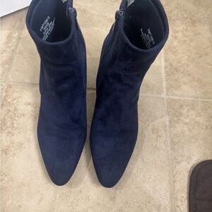 Impo Elegant Navy Blue Women's Ankle Boots